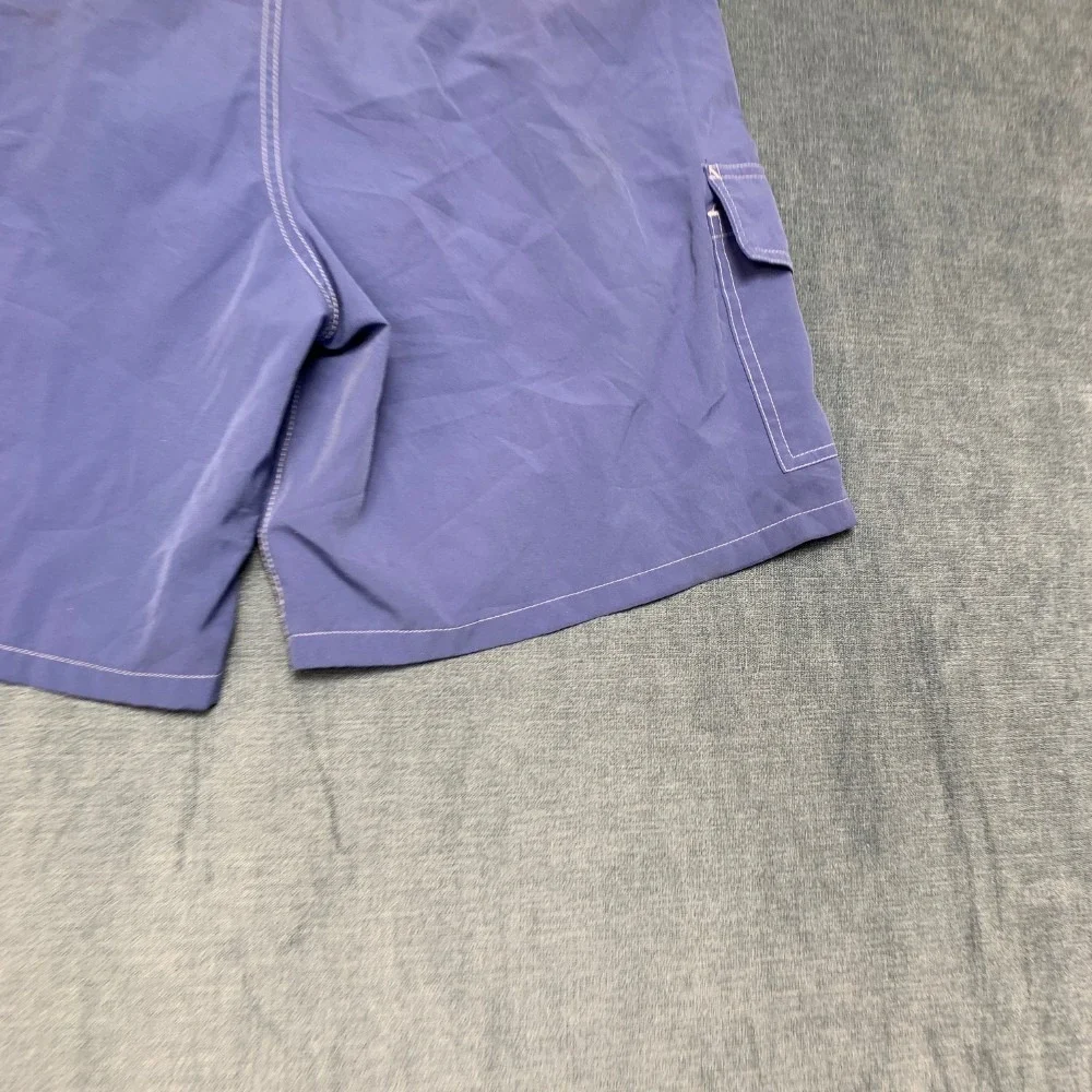 Polo Ralph Lauren Swim Trunks Mens M Blue Mesh Lined Beach Surfing Drawstring